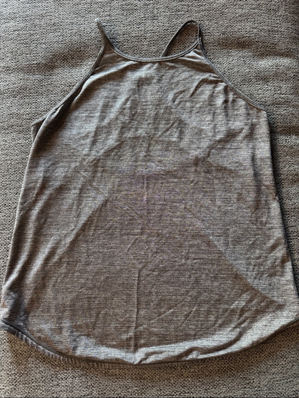 lululemon athletica Women's Heather Gray Strappy Tank